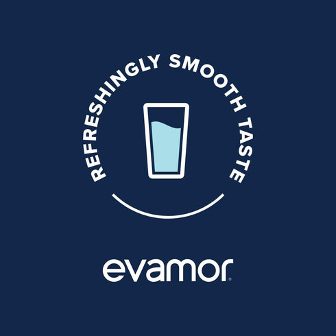 20 Oz. (Pack 12) EVAMOR Artesian Bottled Water - Single Source, Naturally Alkaline and Full of Electrolytes