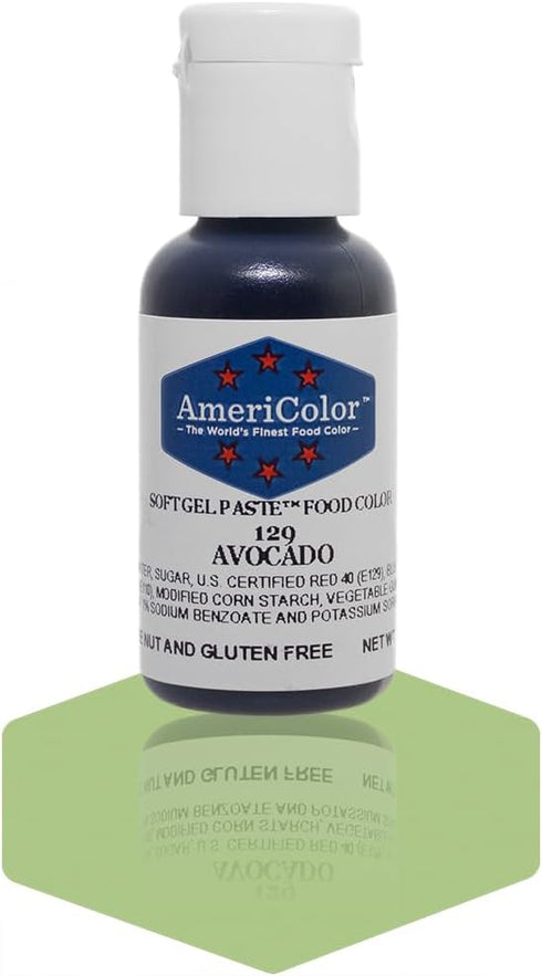 Americolor Soft Gel Paste Food Color, Avocado Green, 75-Ounce
