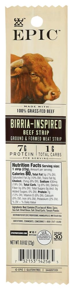 Epic Provisions Birria Beef Strip, 0.8 OZ
