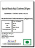 Ghasitaram Gifts 200 Diwali Gifts Dry Fruit - Ghasitaram's Special Masala Kaju/ Cashews gms