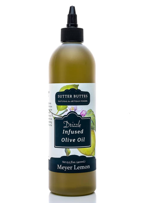 Sutter Buttes Meyer Lemon Infused Extra Virgin Olive Oil Drizzlers in Award-Winning Flavors! -