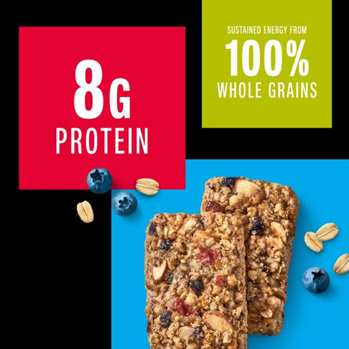 8g 30 Count (30 Packs 2 KIND Breakfast Protein Bars, Blueberry Almond, Gluten Free, Low Sodium, Healthy Snacks