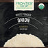 Frontier Co-op Organic White Onion Powder, 6.14oz