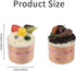 2PCS Fake Fruit Cupcake Simulation Sprinkle Artificial Food Cake Mixed Model Kitchen Decoration