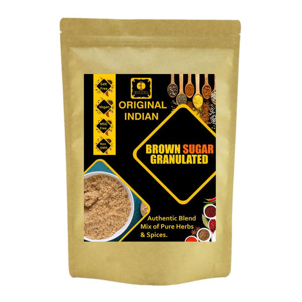 EDZZEL Unique Premium Indian Natural Brown Sugar Granulated -100 GRAM (Pack Of 3)