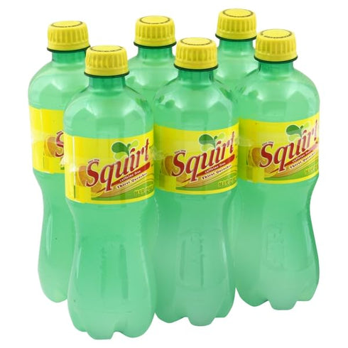 Squirt Soda , Caffeine Free Grapefruit, 16.9 Fl Oz