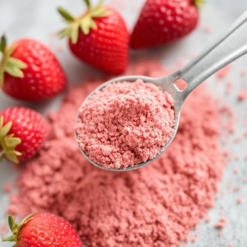 Demeter Botanicals 12 100% Freeze-Dried Strawberry Powder, Ounces | Natural Fruit Powder | Freeze-Dried Strawberries