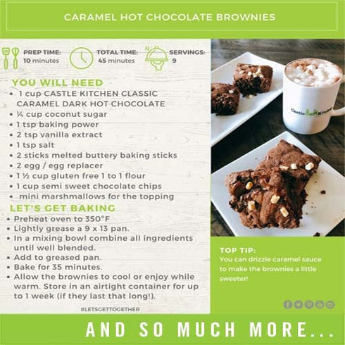 Pack Pack 2 14 oz Natural Hot Chocolate Mix Variety - Dairy-Free, Vegan Complete Mixes - Just Add Water - of (Classic