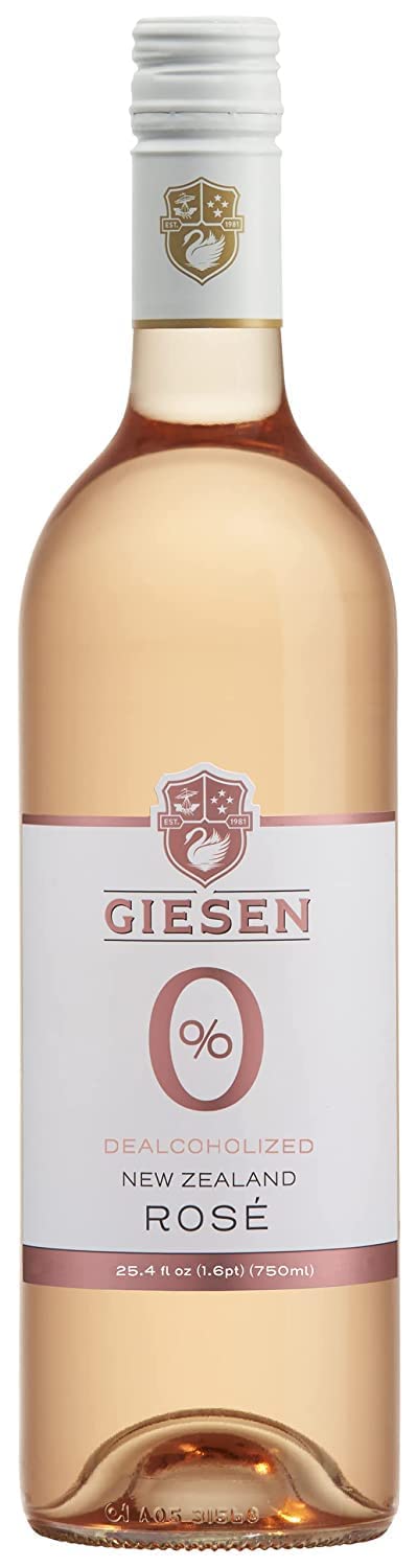Giesen Non-Alcoholic Ros - Premium Dealcoholized Rose Wine from New Zealand, 750ml