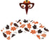48 Pieces Thanksgiving Cupcake Toppers and Wrappers Kit for Autumn Cake Decoration on Thanksgiving Day