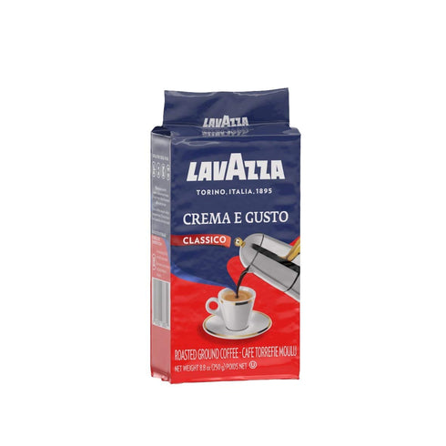 4x 250g LAVAZZA CREMA E GUSTO Classico Ground Italian Coffee Espresso
