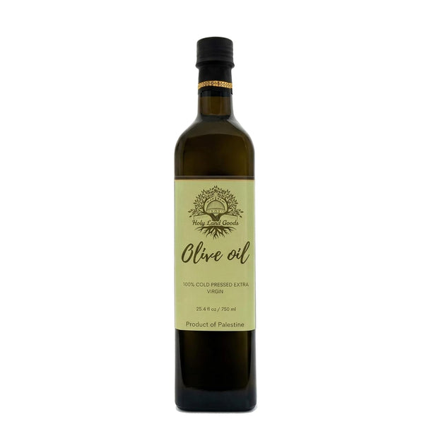 Holy Land Goods Palestinian Extra Virgin Levantine Olive Oil 750mL Polyphenol Rich,