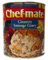 Country 6 lb 9 oz (#10 Chef-mate Sausage Gravy, Breakfast Sausage, Biscuits and Gravy, Can Bulk)