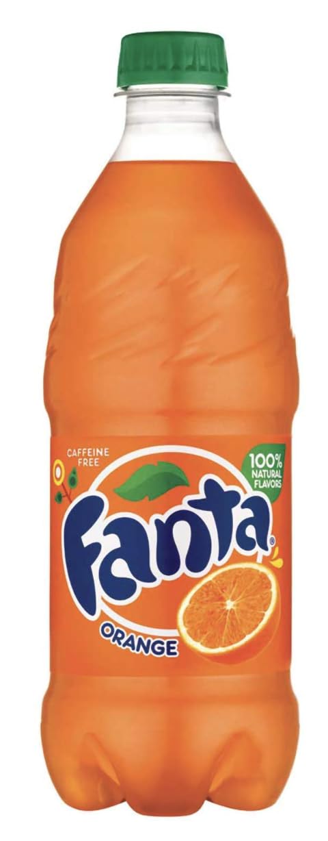 B4Y Fanta Orange Soda, 20 fl oz (Pack of 10)