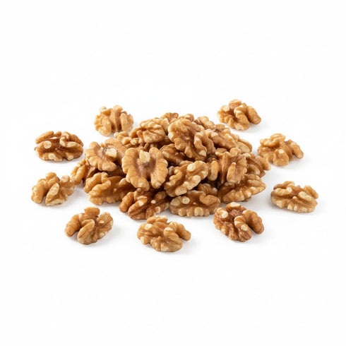 Kernelia Nuts California Chandler Raw Walnuts Halves and Pieces Shelled, Fresh Clean Ready to