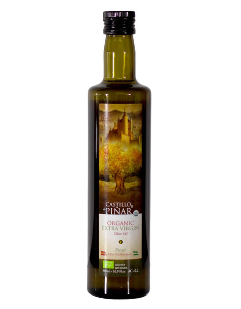 500ml Castillo de Pinar First Cold Pressed ORG Extra Virgin Olive Oil Picual Single-Variety