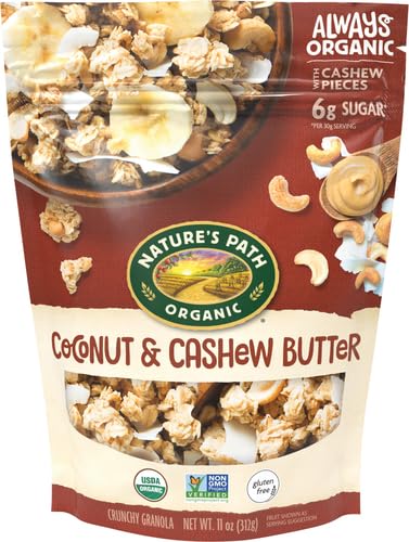 11oz (Pack 2) Nature's Path Organic Coconut Cashew Gluten Free Granola Pouch