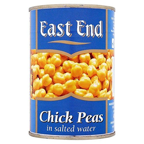 East End Chick Peas In Salted Water 400g - Pack of 6