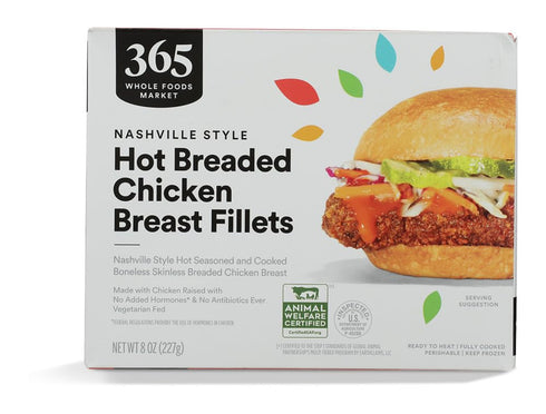 365 by Whole Foods Market Nashville Hot Breaded Chicken Fillets, 8 OZ