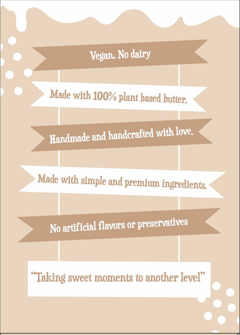100% 5.5 oz Pack Vegan Ginger Spice Cookies- Holiday Cookies, Gourmet Vegan Snack, Egg-Free, Dairy-Free