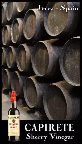 CAPIRETE 20 25.4 Fl.Oz 750 ml | Year Old Solera Reserve Sherry Vinegar (Spanish) - Glass bottle /