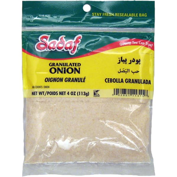 Sadaf Granulated Onion - Dried Onion Granulated for Cooking and Food Flavoring