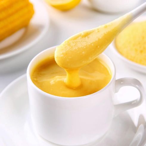 laweny 17.6oz /500g packaging polenta gritsIncluding Hericium erinaceus, Chinese yam, corn flour, instant corn meal