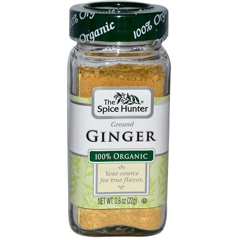 Spice Hunter Organic Ground Ginger, 0.8-ounce Jars -- 6 per case