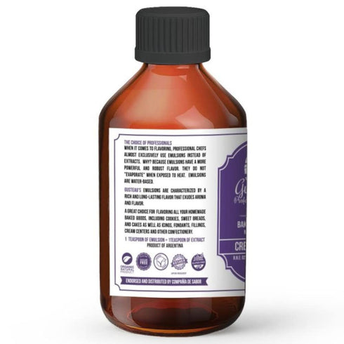 4 oz (100ml) Gusteau's - Cream Cheese Flavor Bakery Emulsion, fl Alcohol Free, Sugar Free, Kosher (Cream Cheese)