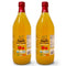 Food To Live Organic Apple Cider Vinegar, 1 L Raw Italian Natural