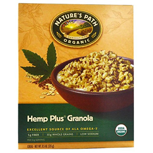 Nature's Path, Organic Hemp Plus Granola Cereal, 11.5 oz (325 g)(pack of
