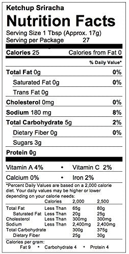 Pack 16 oz (2 Pack) Traina Home Grown Gourmet Classic and Sriracha Ketchup Combo - No Corn Syrup, Non GMO, bottle