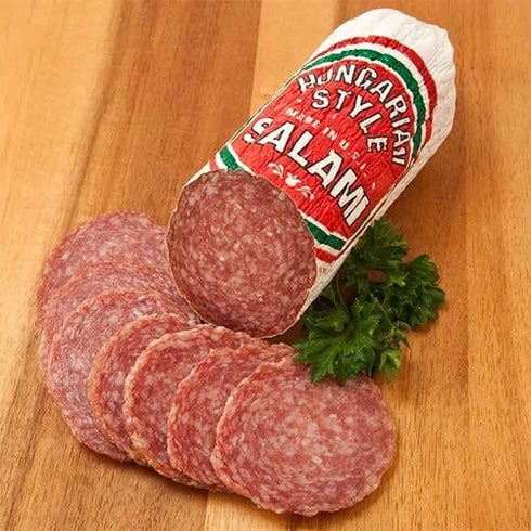 Pack 3, Sibiu, Csabai, Teli Salami, Hungarian and Romanian, Pork and Paprika Brand Dry Aged Sausages, of Gourmet Gift