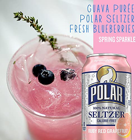 Pack 12 Oz Pack 15 Polar Beverages All Flavor Variety | Carbonated Flavored Sparkling Water, Fl Cans, Natural Flavors |