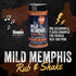 Memphis Marinades 11.5oz Mild Memphis BBQ Rub & Shake - Flavor Enhancer for Chicken, Beef, Pork, Air Fryer Marinade Mix