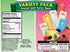 Generic 2oz (90-Pack) Assorted Italian Ice Flavors, Fat-Free & Gluten-Free, Freezer Popsicles