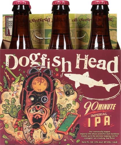 Dogfish Head 90 6pk, 12 Oz Brewery, IPA Minute, Fl