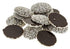 3 LB 330 Dark Chocolate Nonpareils Resealable Stand Up Bag (approx. pieces) Classic Chocolate Discs with White