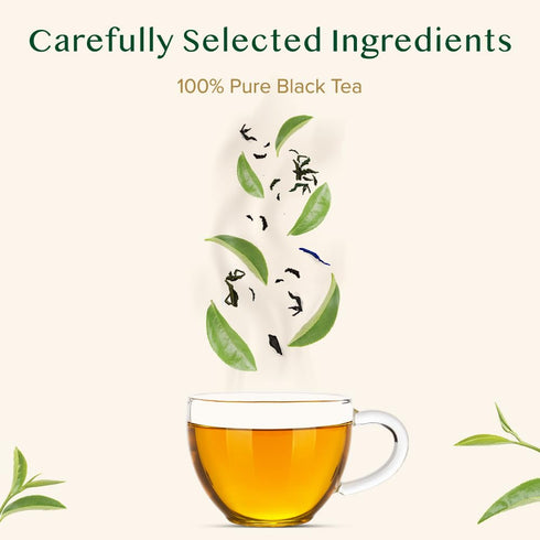 VAHDAM First Flush Darjeeling Tea - 50 Cups (3.53oz) | Loose Leaf Black Tea, Flowery & Aromatic