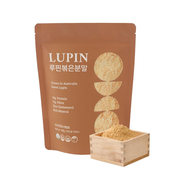 Lupinery Roasted Lupin Powder High Protein, Low Carb, Gluten-Free, Keto & Vegan