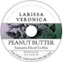 Larissa Veronica Peanut Butter Sumatra Decaf Coffee (Single Serve K-Cup Pods) (Gourmet, Naturally Flavored,