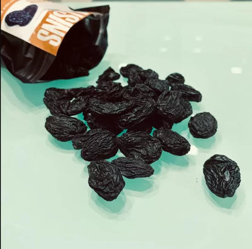 Generic B12-200gms Premium Seedless Black Raisins, Kali Kishmish, Indian Large Size Munakka Dry Fruits, Jumbo Black