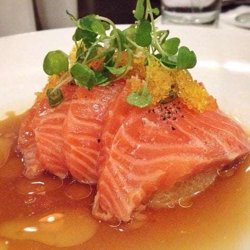 Hand-Packed 50g Genki Yuzu Tobiko Flying Fish Roe Caviar Wild-Caught Taiwan, Citrus-Infused Japanese Yuzu Flavor