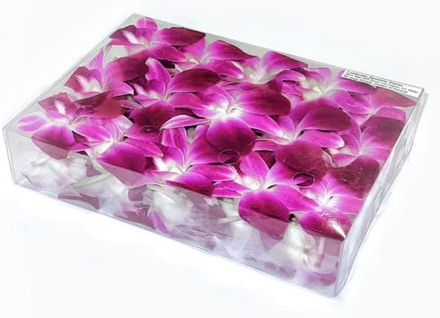Kejora Fresh Loose Purple Dendrobium Orchid Blossoms 50 ct - for DIY