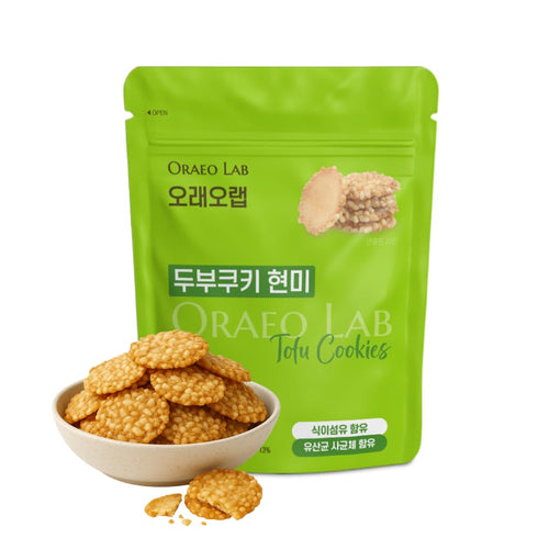 ORAEO LAB OraeoLab Tofu Cookies | Get Well Care Snack | Brown Rice Gluten