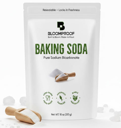BloomProof Baking Soda 10 oz, 100% Sodium Bicarbonate, Pure & Natural, Premium Food