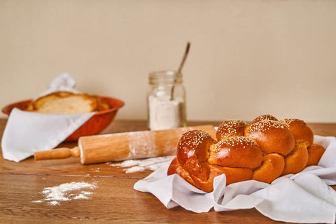 ChallahGram 16 (2 Pack) Gifts Kosher Fresh Raisin Challah Bread Ounce - Traditional Raisin Bread for your Holiday