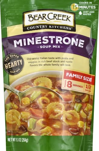 9.3 Bear Creek Soup Mix, Minestrone, Ounce