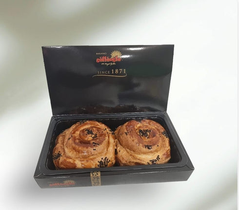 6 Gulluoglu Soft Bagel (Ama), pieces (Cheese), daily fresh shipment from Istanbul/Turkey