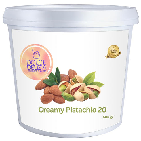 Reduced Pistachio Paste Flavoring for Gelato, Rolled Ice Cream, and Ice Cream.